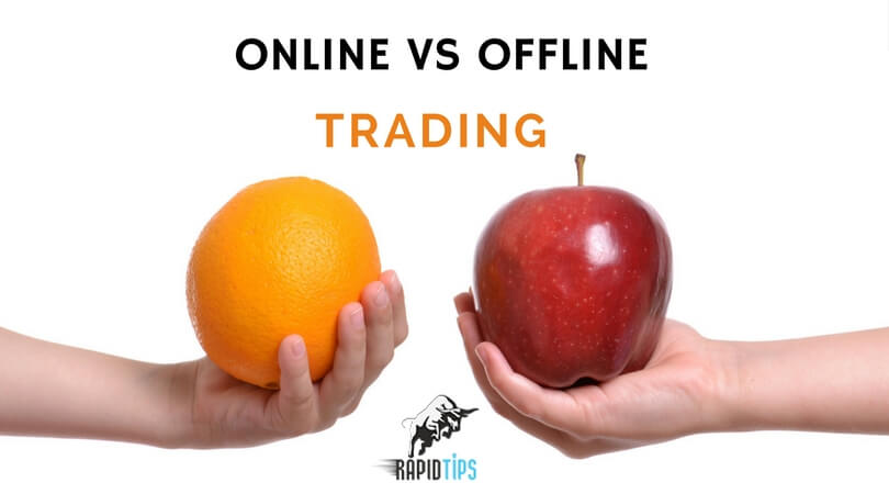 Difference Between Online and Offline Share Trading