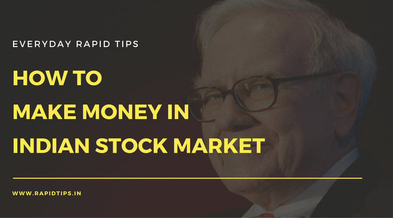 How to Make Money in Stock market in India